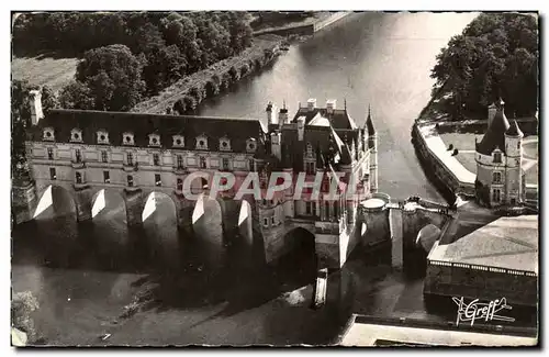 Chenonceaux Cartes postales Vue aerienne Facade Est