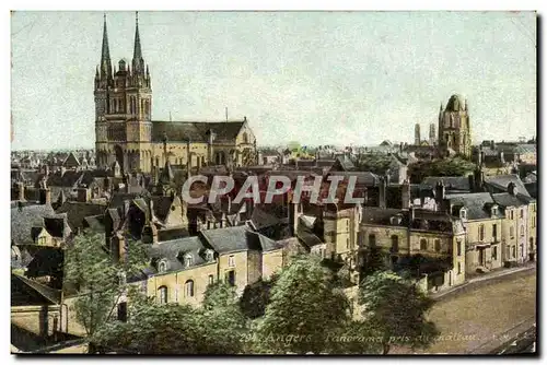 Angers Cartes postales Panorama pris du chateau