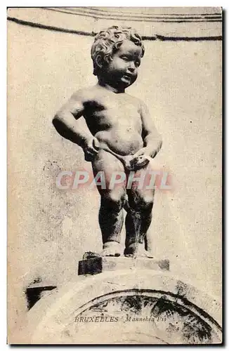 Cartes postales Belgique Bruxelles manneken Pis Ange Angel