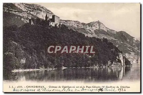 Chindrieux Ansichtskarte AK Chateau de Chatillon ou est ne le Pape CElestin IV Geoffroy de Chatillon