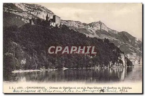 Chindrieux Cartes postales Chateau de Chatillon ou est ne le Pape CElestin IV Geoffroy de Chatillon