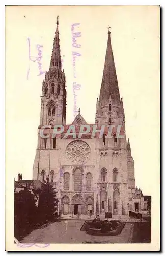 Chartres Cartes postales Cathedrale