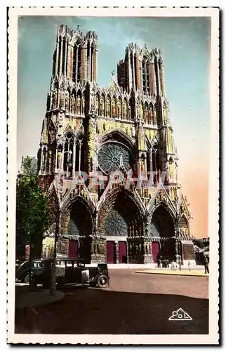 Cartes postales moderne Reims La cathedrale