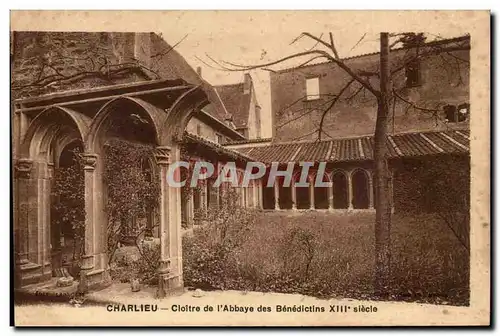 Charlieu Ansichtskarte AK Cloitre de l&#39abbaye des Benedictins 13eme