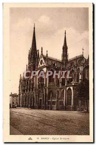 Nancy Cartes postales Eglise St Epvre