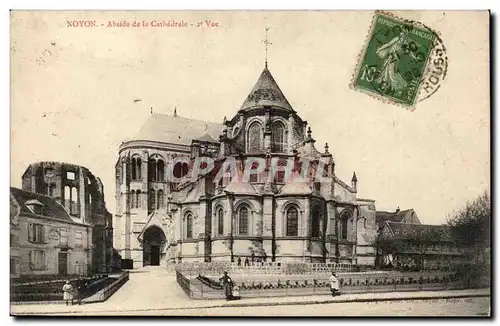 Noyon Cartes postales Abside de la cathedrale