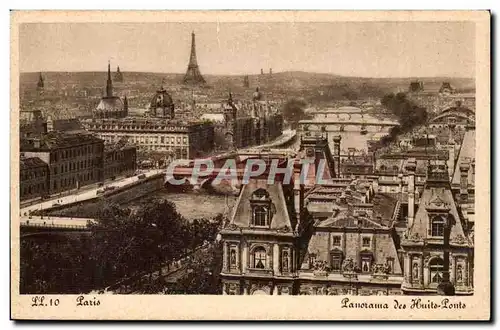 Paris Ansichtskarte AK Panorama des Huit ponts