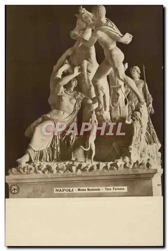 Cartes postales Napoli Musee Nazionale Toro Farnese (bull taureau)