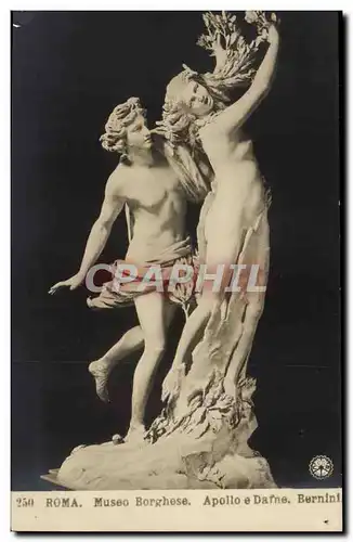 Italie Italia Roma Ansichtskarte AK Museo Borghese Apollo e Dafne Bernini