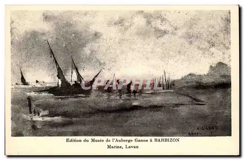 Barbizon - Musee de l&#39Auberge Ganne - Marine Lavau - Ansichtskarte AK