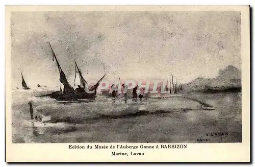 Barbizon - Musee de l&#39Auberge Ganne - Marine Lavau - Ansichtskarte AK