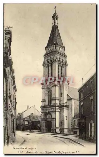 Angers Ansichtskarte AK L&#39eglise Saint Jacques