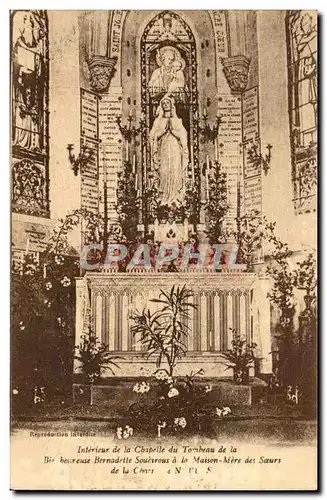 Ansichtskarte AK Interieur de la chapelle du tombeau de la bienheureuse Soubirous