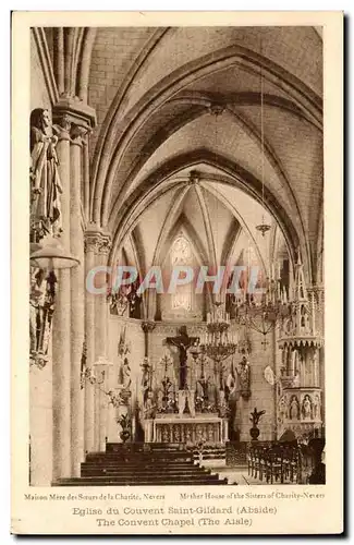 Cartes postales Maison mere des soeurs de la Charite Nevers Eglise du couvent Saint Gildard