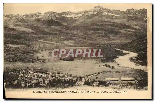 Saint Gervais les Bains Ansichtskarte AK Le Fayet Vallee de l&#39arve