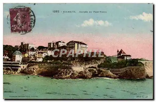 Biarritz Ansichtskarte AK Entree du port vieux