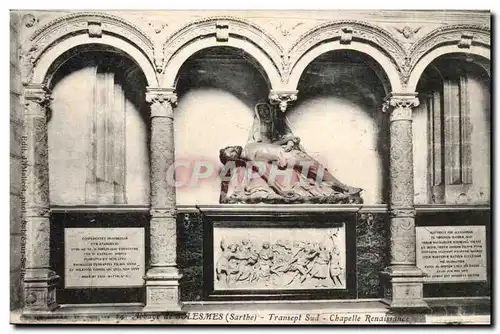 Solesmes Cartes postales Abbaye Transept sud Chapelle Renaissance