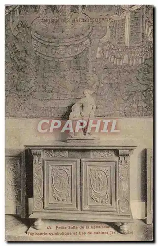 Paris Cartes postales Musee des Arts decoratifs Petite salle de al Renaissance Tapisserie symbolique et bas de c