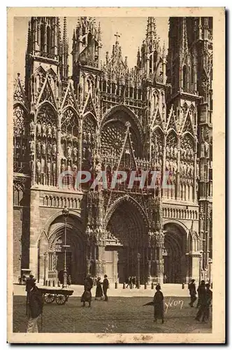 Rouen Ansichtskarte AK Facade de la cathedrale