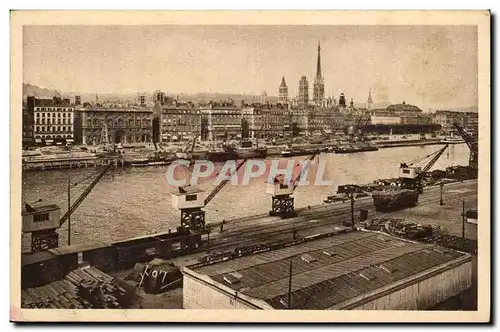 Rouen Cartes postales Les quais