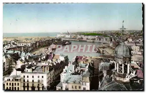 Dieppe Cartes postales Vue generale de l&#39avant port et la gare maritime