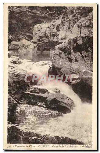 environs de Vichy Ansichtskarte AK Cusset Cascade de l&#39ardoisiere