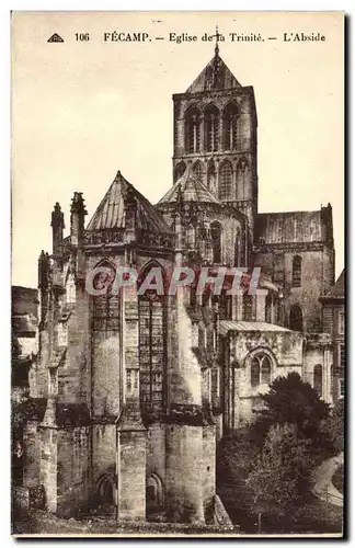 Fecamp Cartes postales Eglise de la TRinite L&#39abside