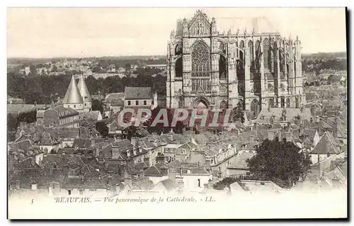 Beauvais Ansichtskarte AK Vue panoramique de la cathedrale