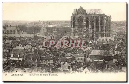 Beauvais Ansichtskarte AK Vue prise de St Etienne