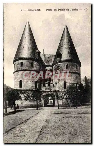 Beauvais Ansichtskarte AK Porte du palais de justice