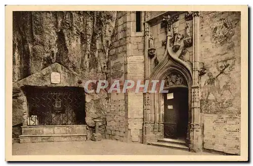 Rocamadour - la Tombeau de saint amadour et l&#39Entree de la Chapelle Miraculeuse - Cartes postales