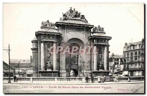 Lille Cartes postales Porte de Paris (face au boulevard Papin)