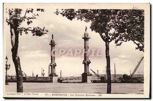 Bordeaux Cartes postales Les colonnes rostrales