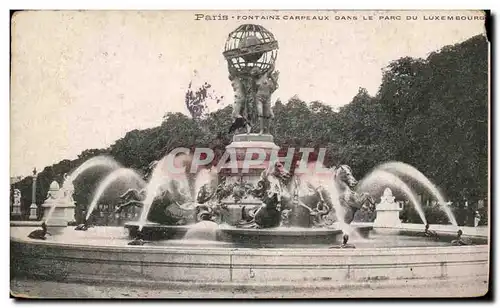 Paris - 6 - Fontaine Carpeaux Dans Le Parc du Luxembourg - Ansichtskarte AK