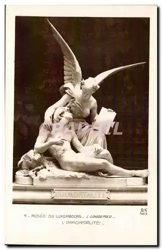 Paris - 6- Musee du Luxembourg - sculpture - L&#39Immortalite - - Cartes postales