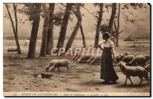 Paris - 6- Musee du Luxembourg - dans la Campagne - Lerole - Mouton - - Ansichtskarte AK