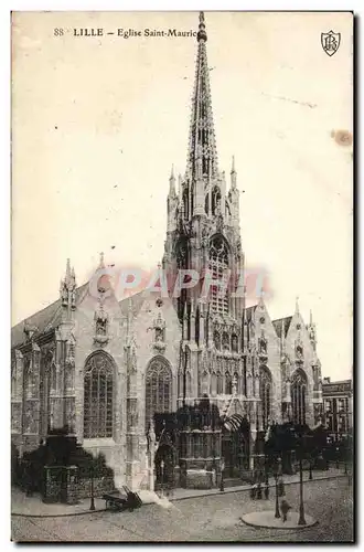 Lille - Eglise Saint Maurice - Cartes postales