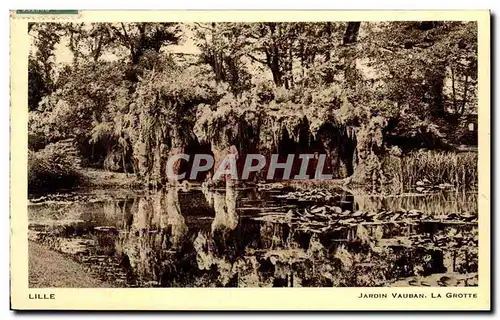 Lille - Jardin Vauban - La Grotte - Ansichtskarte AK