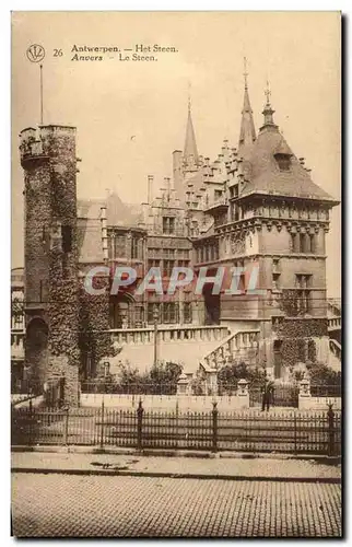 Belgique - Belgium - Antwerpen - Anvers - Le Steen - Cartes postales