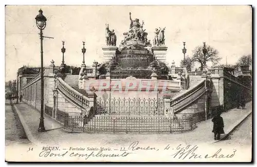 Rouen - Fontaine Sainte Marie - Cartes postales