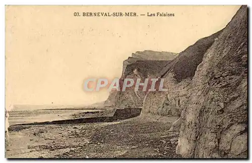 Berneval sur Mer - Les Falaises - Ansichtskarte AK