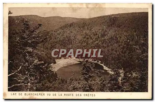 Cartes postales Lac de Blanchemer vu de la route des Cretes