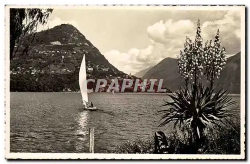 Cartes postales Lugano Monte Bre