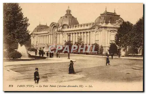 Paris 8 - Le Petit Palais - Avenue Alexandre III - Ansichtskarte AK