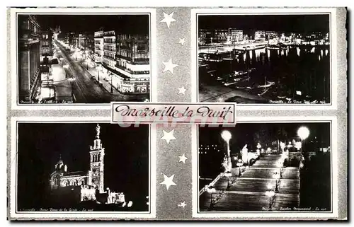 Marseille - La Nuit - Cartes postales