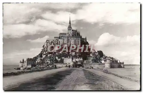 Mont Saint Michel Cartes postales vue de la digue