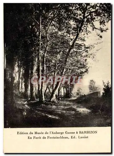 Cartes postales Musee de l&#39auberge Ganne a Barbizon le livre d&#39or En foret de Fontainebleau