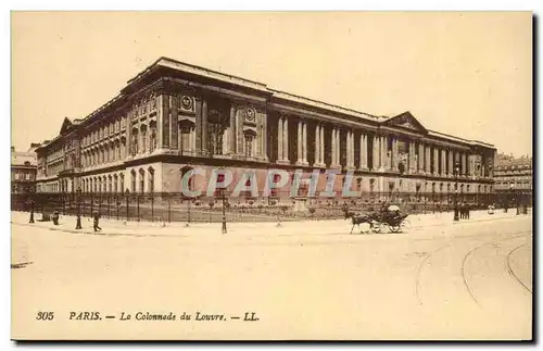 Paris Ansichtskarte AK La colonnade du Louvre