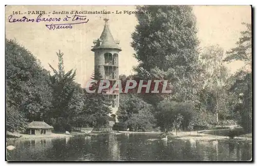 Paris Cartes postales Jardin d'acclimatation Le pigeonnier