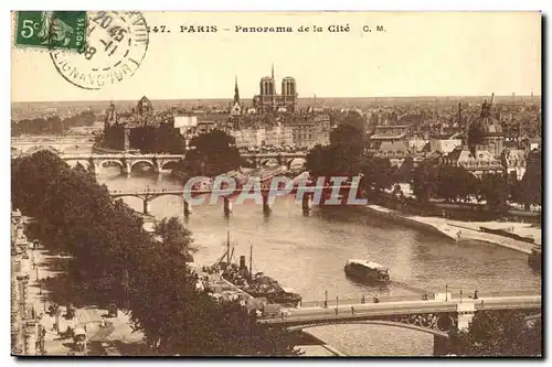 Paris Cartes postales Panorama de la cite